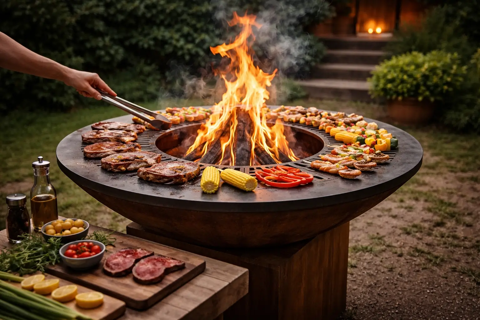 buiten koken op de ofyr