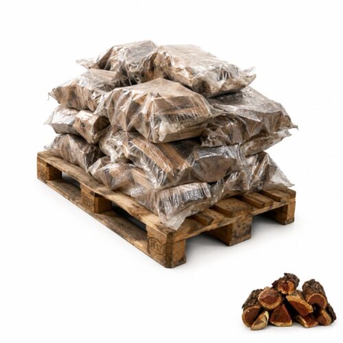 foto pallet braaihout webshop Braaihout mix, 20 zakken